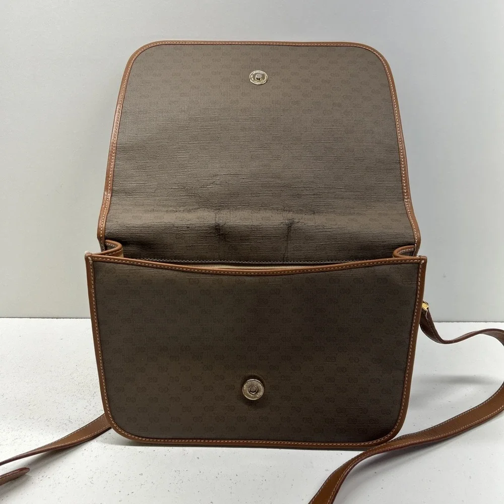 Vintage Gucci Web Stripe Micro GG Supreme Shoulder Bag w/ Dust Bag ‼️READ DESC‼️